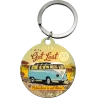 Porte-clés rond VW Bulli "Let's Get Lost"