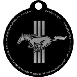 Porte-clefs Ford Mustang Horse & Stripes