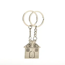 Porte-clés maison couple