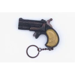 Porte-clés pistolet à double canon