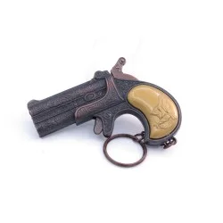 Porte-clés pistolet à double canon