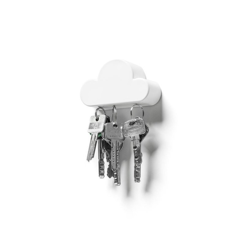 TD® porte clef magnetique mural aimant nuage support de cles rangement –