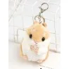 Porte-clés peluche hamster marron