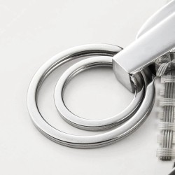 LEEQ mousquetons pour porte-clés en métal - Mousqueton amovible
