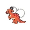 Porte clé dinosaure orange